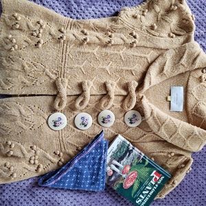 Leifsdottir mustard cardigan